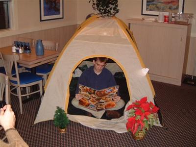 Camping at IHOP